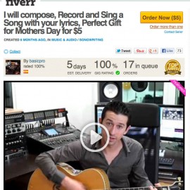 Cheap online gift ideas for Mother’s day on fiverr.com