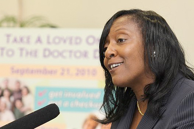 CHES Exam: Cynthia Harris, director of FAMU's Institute of Public Health in an interview.
