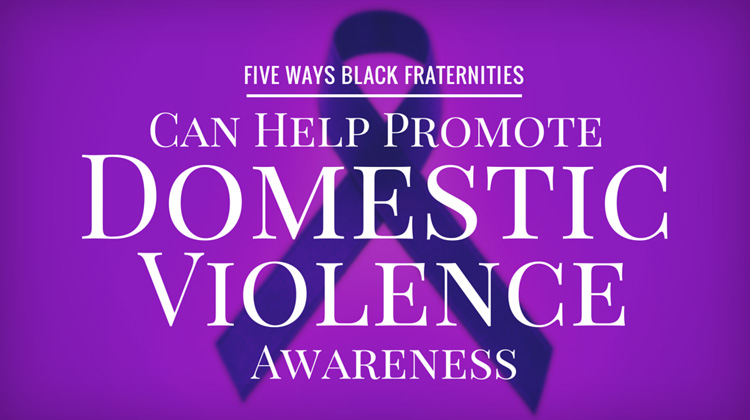 Black Fraternities Promoting Domestic Violence Awareness