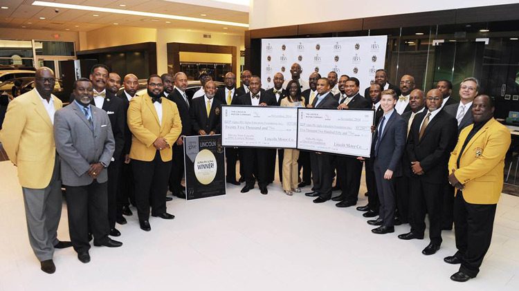 The winning organization, Alpha Phi Alpha Fraternity, will be presented with a $25,000 check donation