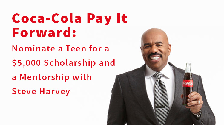 Coca-Cola and Steve Harvey Partner to Motivate Moms and Teens through the New Coca-Cola Pay It Forward Academy
