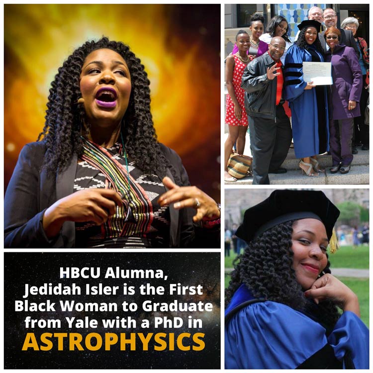 Jedidah C. Isler is the first Black Woman to Graduate from Yale with a PhD in Astrophysics