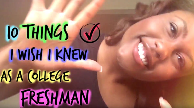 Victoria, a Rehabilitation Studies major at Winston Salem State University lists her top ten things she wish she knew as a freshman in college.