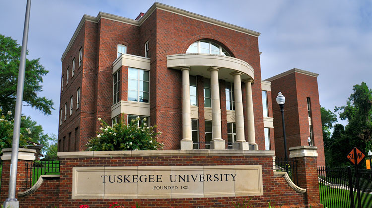 Tuskegee University Signage on Campus Grounds