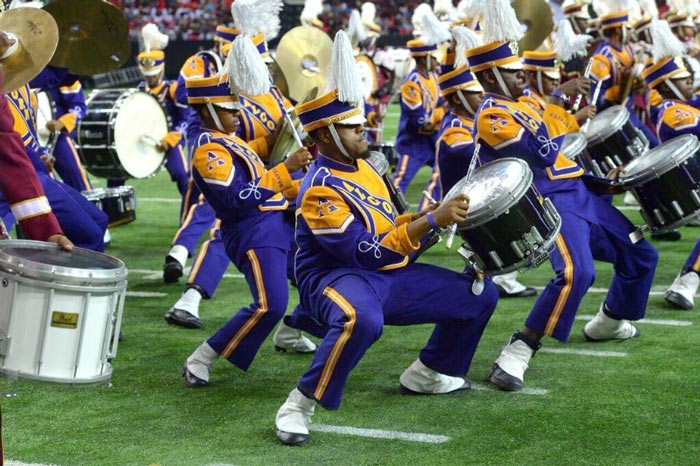 Alcorn State performs in the first ever Honda Battle of the Bands eight-band drumline finale