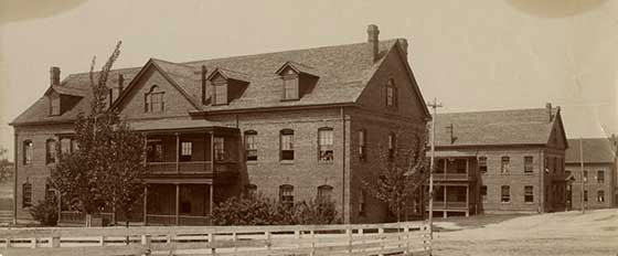 Historic Emery Buildings I, II and III circa 1905