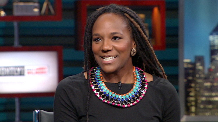 Activist Bree Newsome appears on The Nightly Show