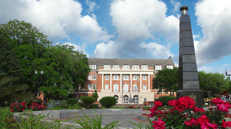 Lee Hall Auditorium was built on the highest hill in Tallahassee, Florida in 1928 not the campus of Florida A&M University (FAMU).