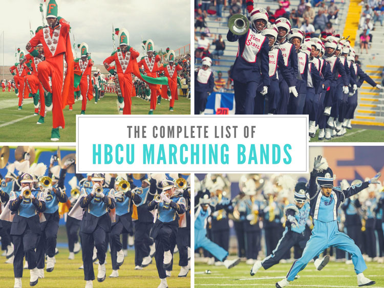 The Best In The Land A Complete List Of Hbcu Marching Bands