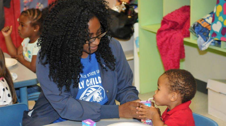 Healthy Black Communities: Campus Kitchen at Fayetteville State University’s Early Childhood Learning Center (ECLC).