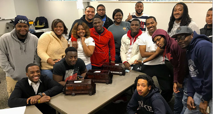 Mississippi HBCU STEM students pose for a group photo.